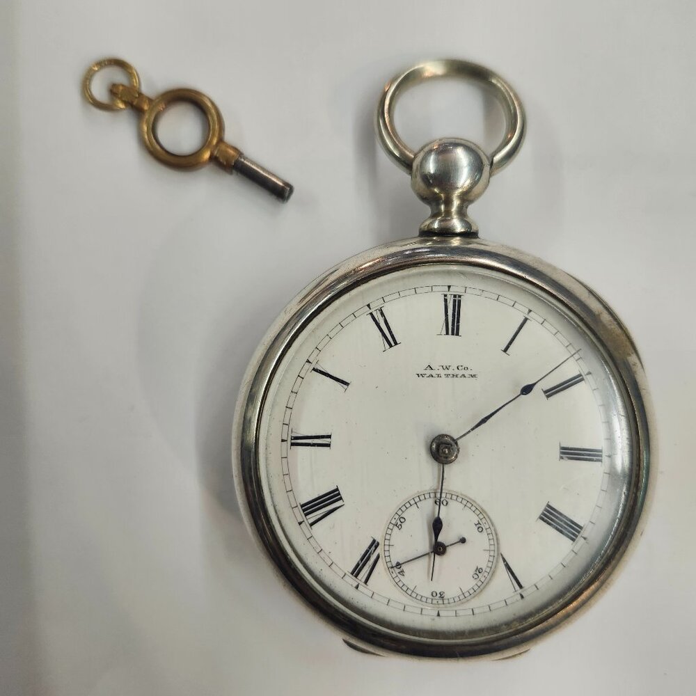 Waltham Silver Pocket Watch 1857